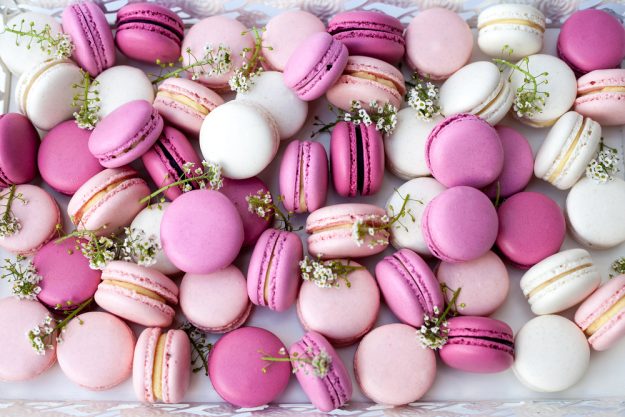 JGA mit Cupcake-Kurs - Macarons rosa