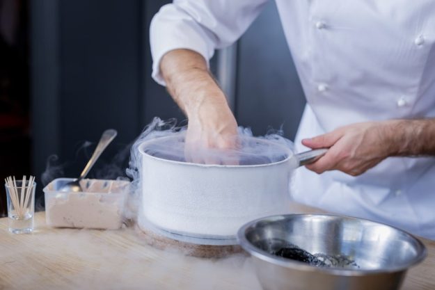 Molekularer Kochkurs Mannheim – flüssiger Stickstoff