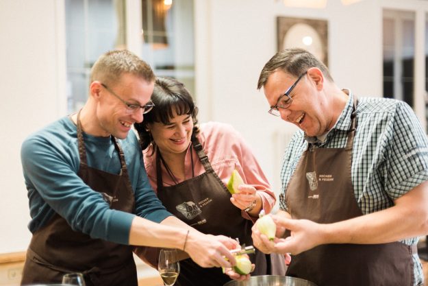 Firmenfeier in Freiburg – Zubereitung der Gerichte