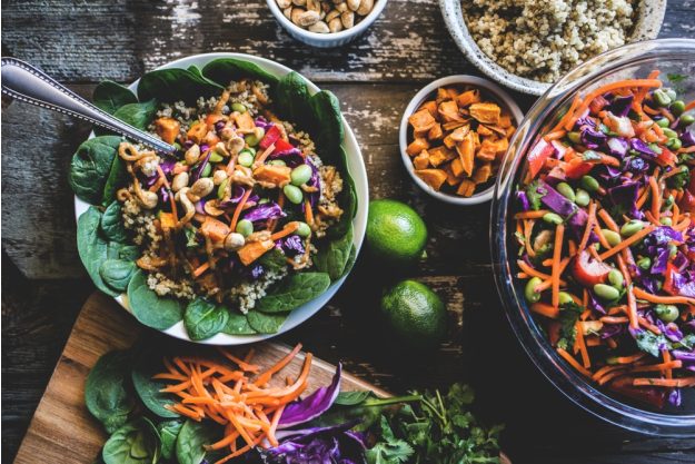 Vegetarischer Kochkurs Essen – Gemüse-Salat