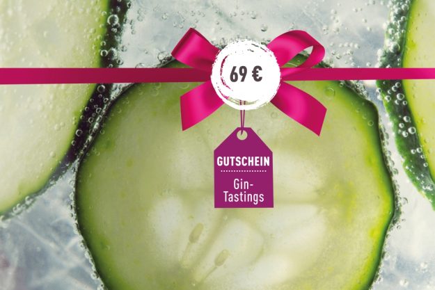 Geschenkgutschein Gin-Tasting – Gin Tonic mit Zitrone und Rosmarin