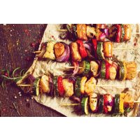 Grillkurs-Gutschein – Gemüsespieße mit Paprika