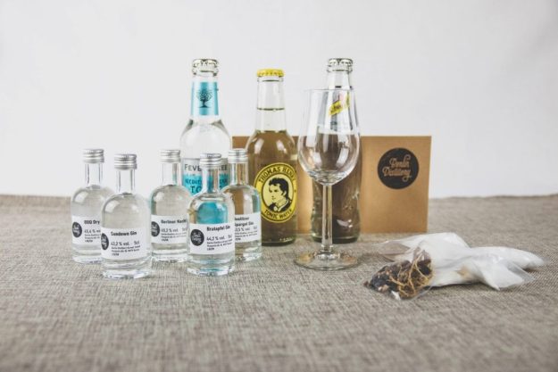 Virtuelle Brennereiführung mit Gin-Tasting zu Hause – Gin-Box
