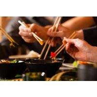 Asia-Kochkurs Stuttgart: gemeinsames Essen