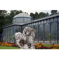 Betriebsausflug Stuttgart - Gewächshaus im Park