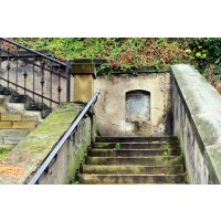 Betriebsausflug Stuttgart - alte schöne Treppe im Park