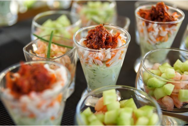 Firmenfeier in Berlin - verschiedenes Fingerfood