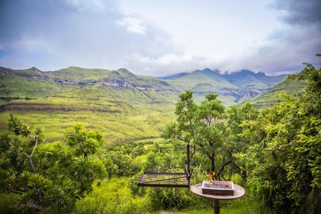 Afrikanischer Grillkurs Berlin: Grillen mit Blick auf die Drakensberge