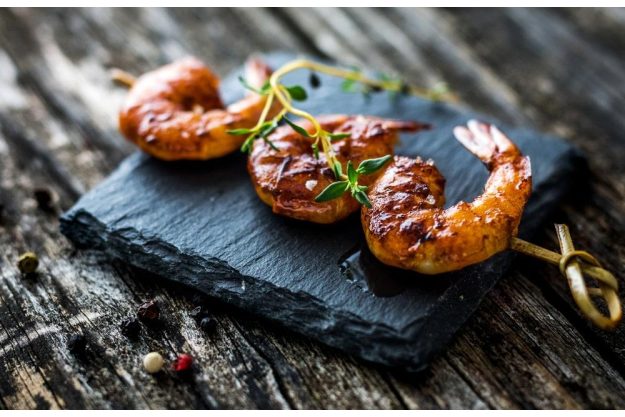 Afrikanischer Grillkurs Berlin: Shrimps vom Grill