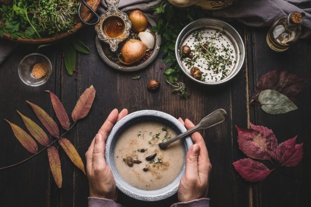 Weihnachtlicher Kochkurs Berlin - Maronensuppe
