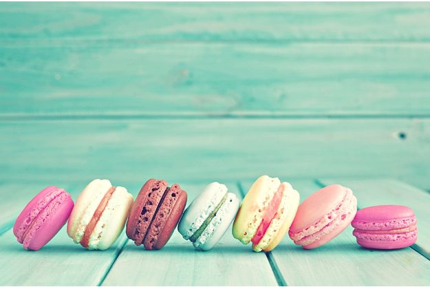 Backkurs at Home bunte Macarons