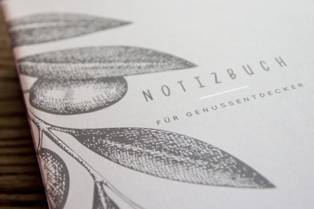 Weihnachtsgeschenk - Geschenkidee Erlebnisgutschein: Notizbuch für Genussentdecker