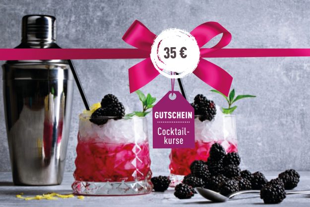 Geschenkgutschein Cocktailkurs – Gutschein