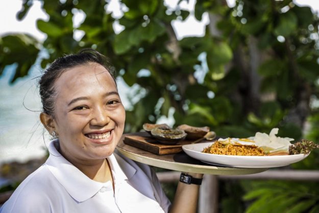 Online Kochkurs Bali es wird serviert