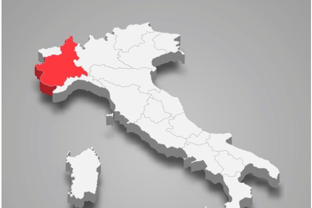 virtuelle Reise ins Piemont das Piemont Lage in Italien