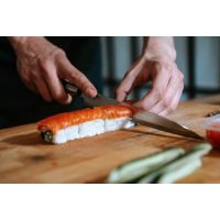 Online Kochkurs Sushi Sushi richtig schneiden