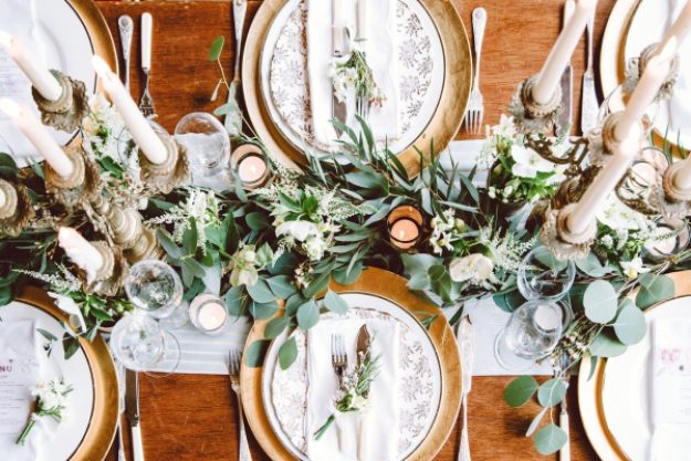 Geschenkgutschein zur Hochzeit – Tisch-Deko