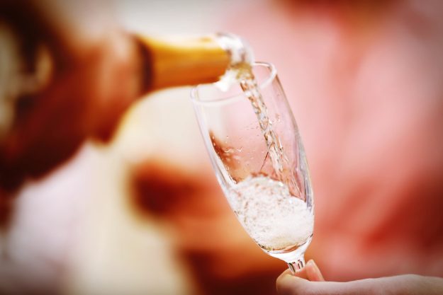 Geschenkgutschein zum Valentinstag – Champagner