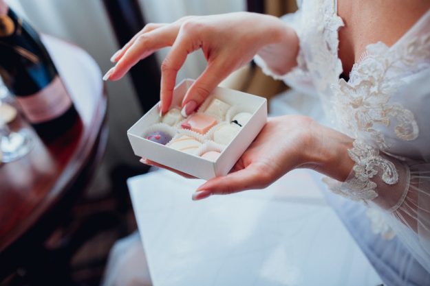 JGA mit Pralinenkurs Dresden – Pralinenschachtel