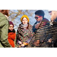 Grillkurs Dresden – Freunde beim Wintergrillen