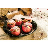 Grillkurs Dresden – Bratäpfel mit Nüssen