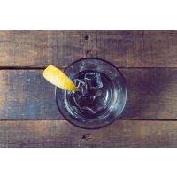 Gutschein Gin-Tasting – Gin Tonic mit Zitrone und Eiswürfeln
