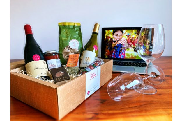 Online Firmenfeier Genussreise mit Box