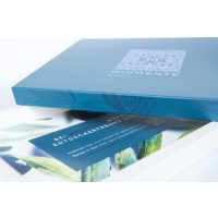 Grillkurs-Gutschein – Geschenkbox veredelt mit einer schimmernden Heißprägefolie