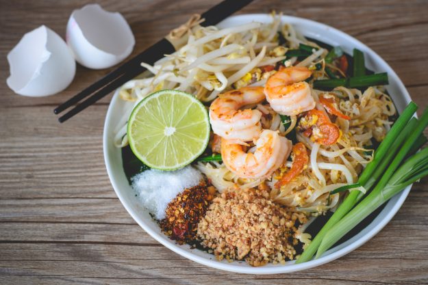 Thai-Kochkurs Wuppertal – Stir fried Rice Noodles