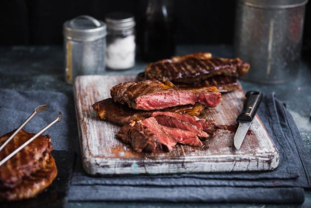 Grillkurs München – Flank Steak rare