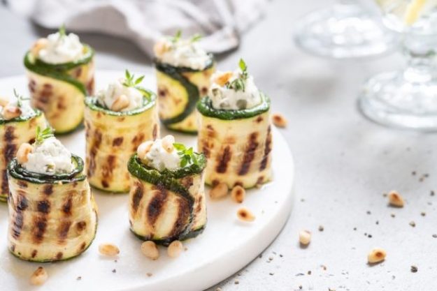 Grillkurs München – Zucchini Rollen