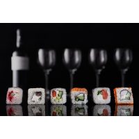 Weinprobe München WEin kombiniert mit bestem Sushi