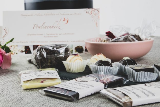 Online Firmenfeier Pralinenbox