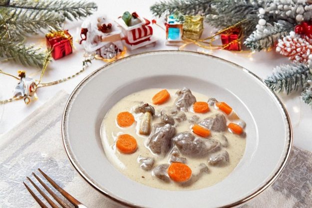 Online Kochkurs Weihnachten –Blanquette de Veau
