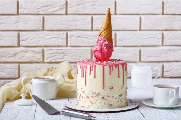 Tortenkurs Würzburg – Drip Cake mit Eis