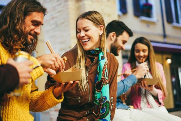 Kulinarische Stadtführung Hamburg – draussen essen