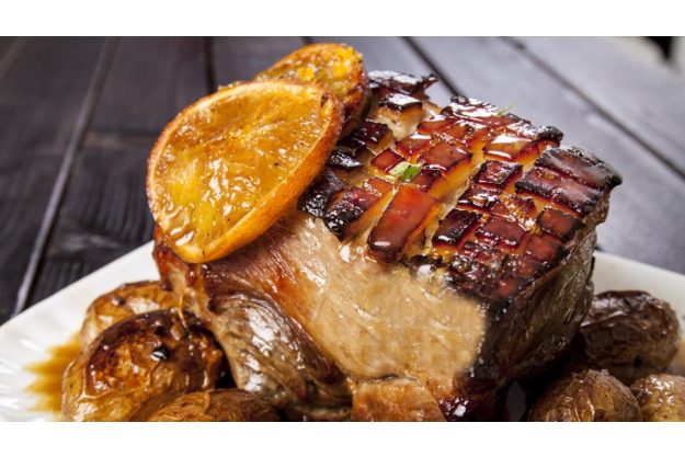 Online Knödel Kochkurs Braten mit Orangen-Ingwer-Sauce