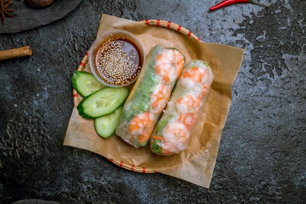 online-kochkurs-vietnamnesisch-streetfood Sommerrollen at its best