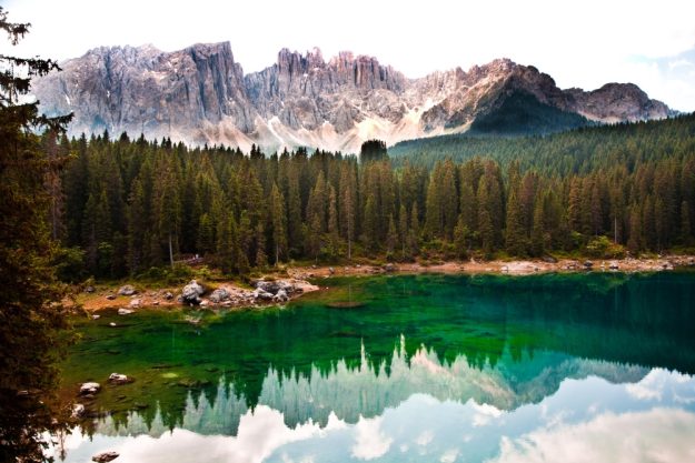 virtuelle Reise nach Südtirol Bergsee
