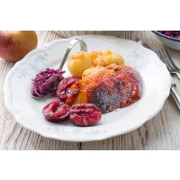 Weihnachtsfeier Hamburg - Ente mit Pflaumen und Knödel