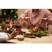 Weihnachtsfeier Hamburg - Kollegen essen