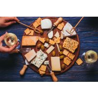 Weinseminar Hamburg - Wein, Käse, Holzbrett