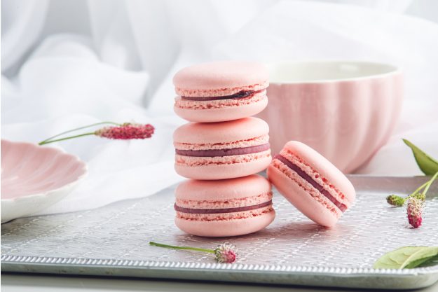 Backkurs München - rosa Macarons