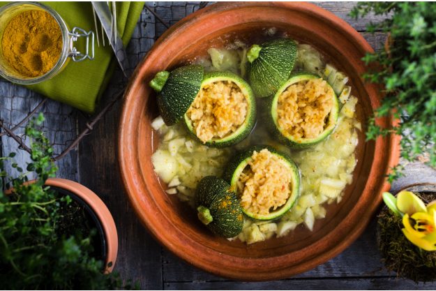 Betriebsausflug Köln gefüllte Zucchini 