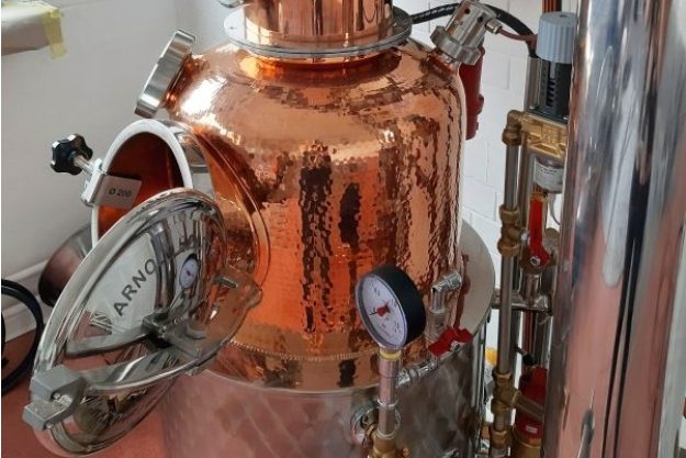 Brennvorgang Destillerie