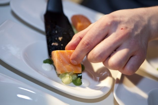 Firmenfeier Bonn - Lachs Vorspeise