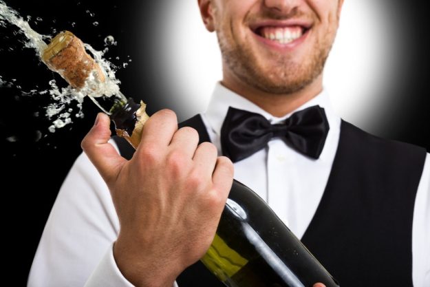 Firmenfeier in Mannheim Sekt