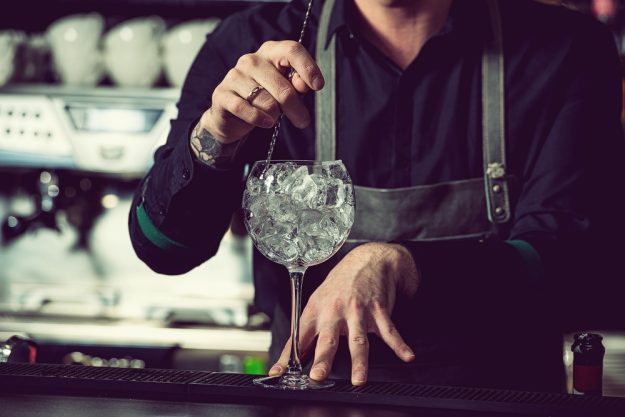 Gin-Tasting Köln – Eiswürfel im Glas