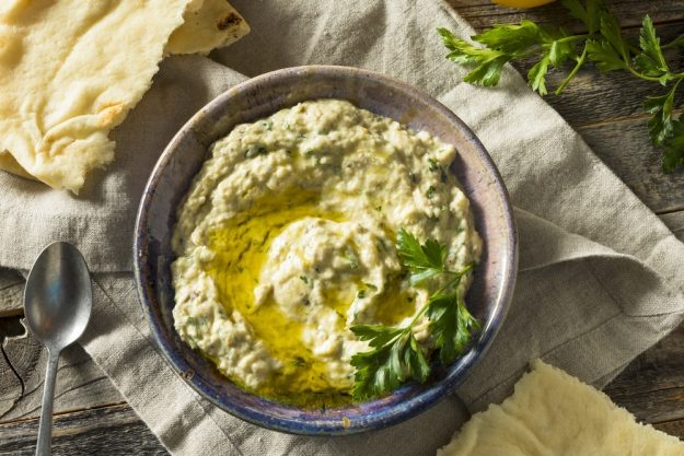 Israel Kochkurs Wuppertal – Baba Ganoush (geröstete Aubergine)