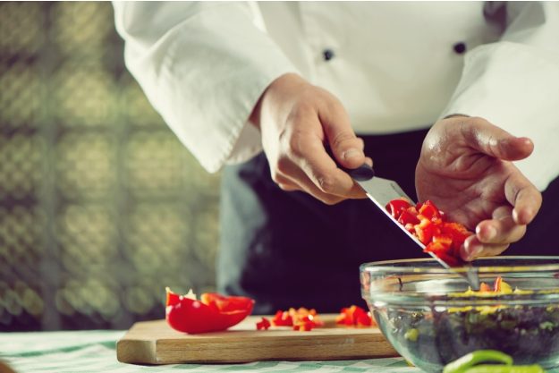 Israel Kochkurs Wuppertal – Paprika schneiden